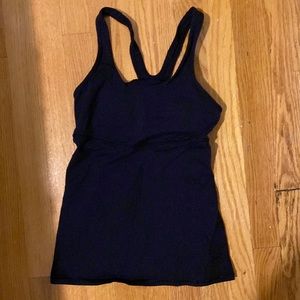 Lululemon black racerback bra tank - Size 4 - EUC